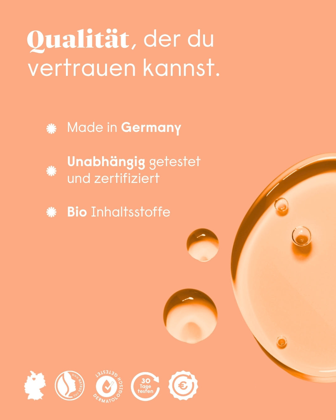 forpeople Bienensalbe Lärche & Mandarine im Glastiegel – Detailansicht