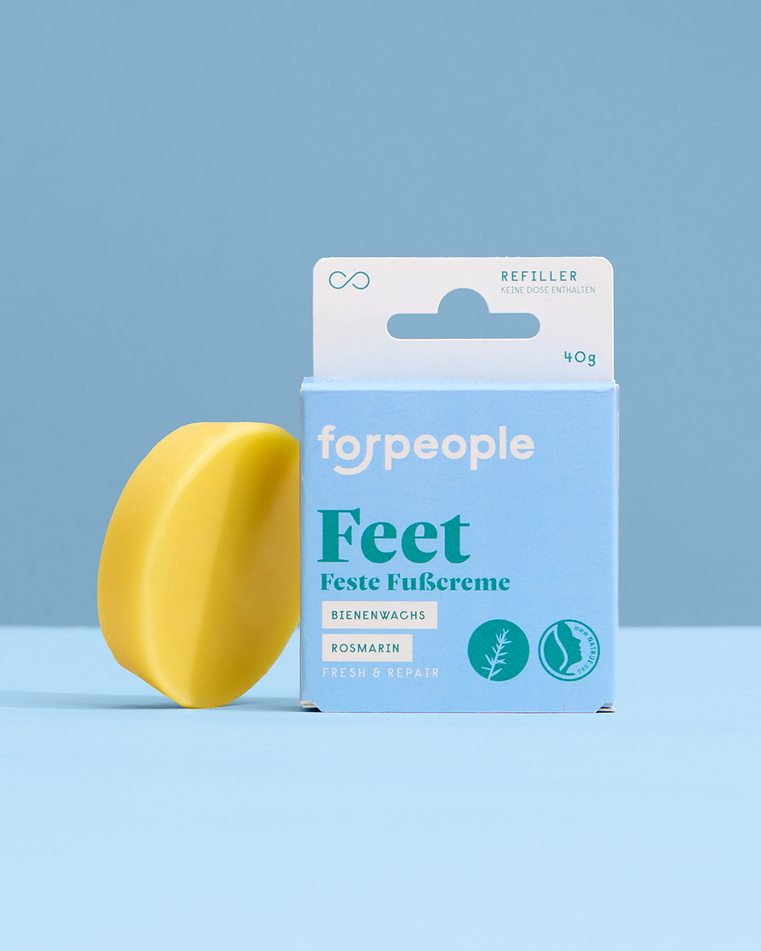 Feste Fußcreme Refiller - Rosmarin & Salbei
