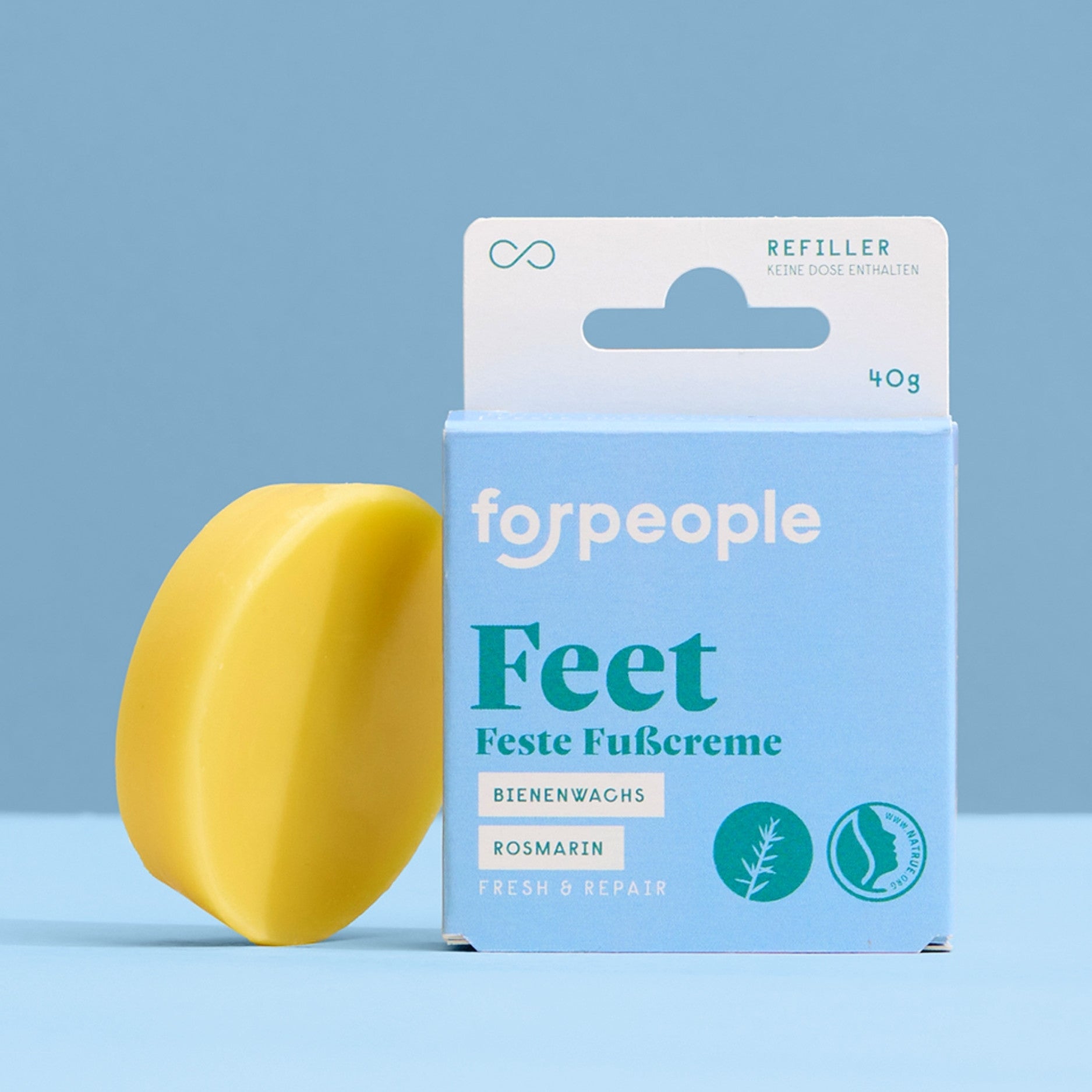 Feste Fußcreme Refiller - Rosmarin & Salbei