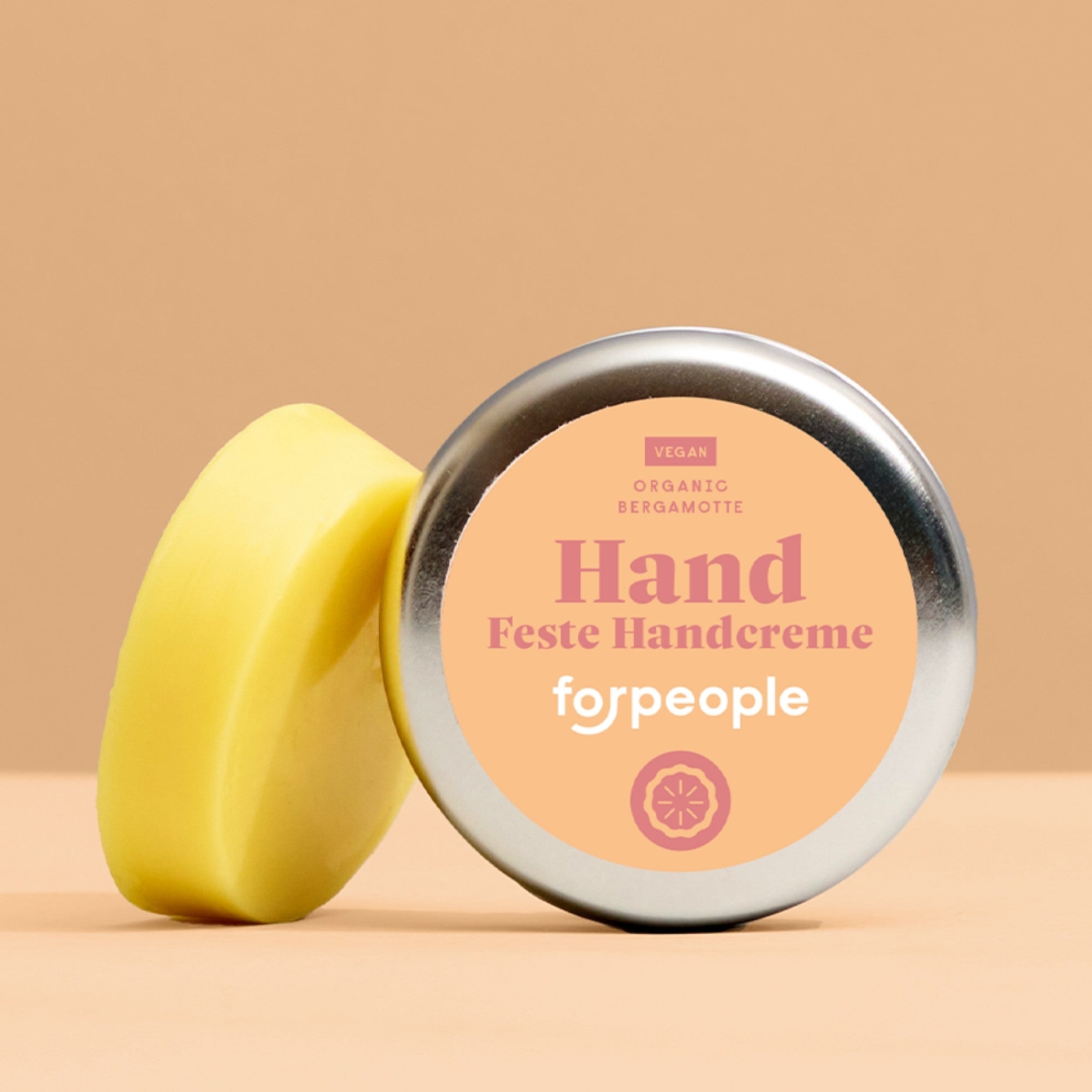 Feste vegane Handcreme - Bergamotte