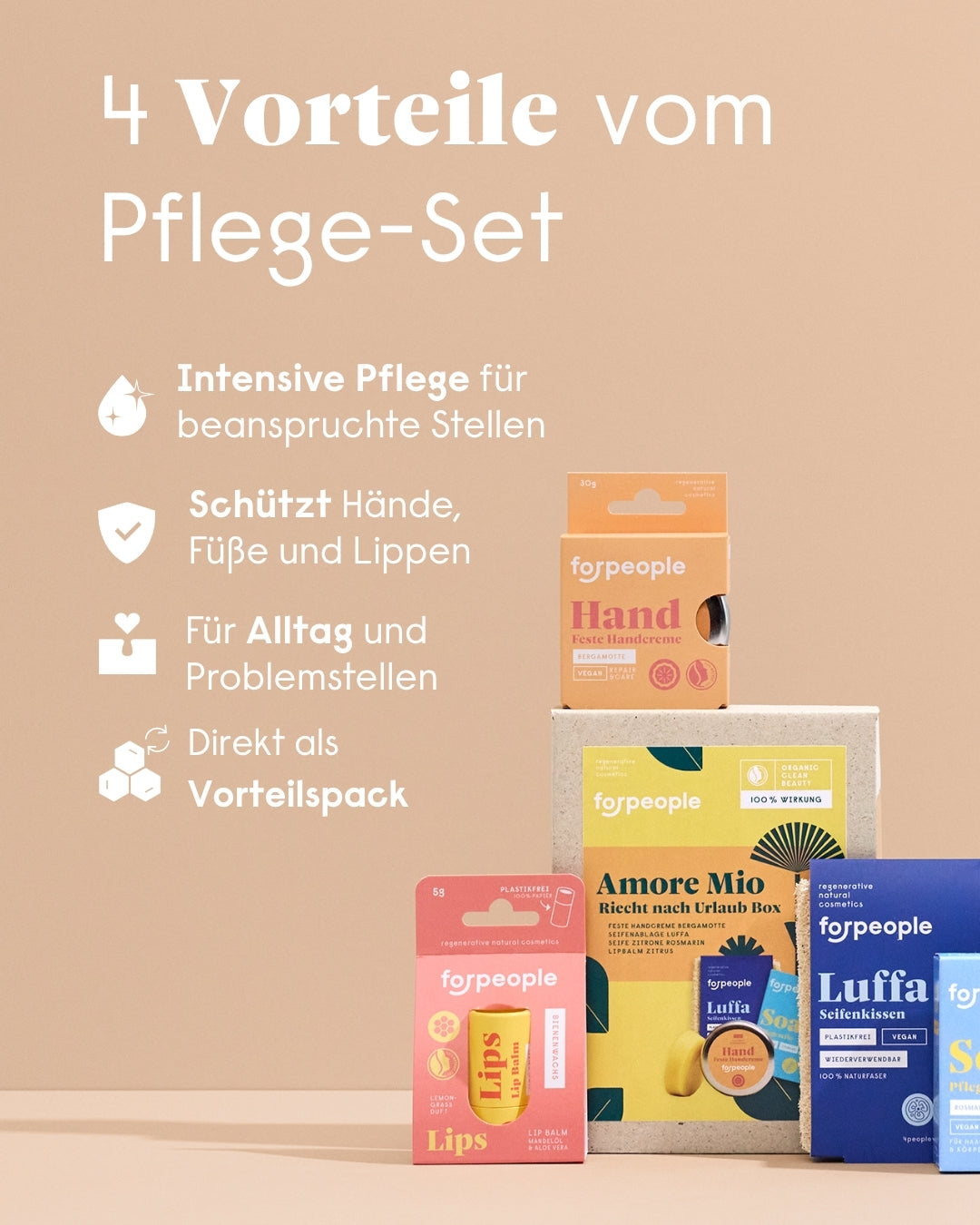 forpeople Selfcare Box - Amore Mio – Anwendung