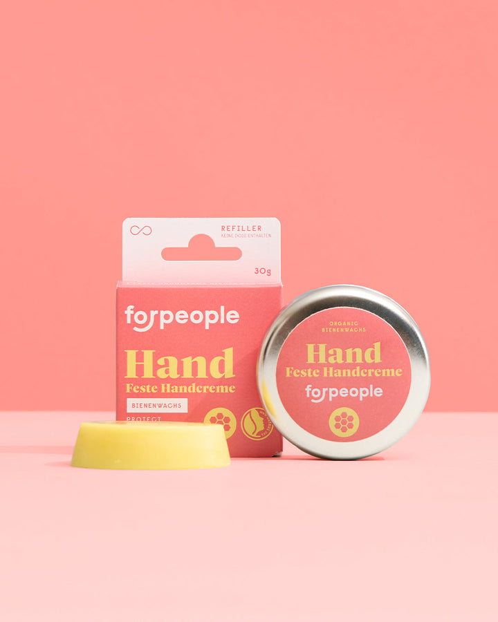 Handpflege-Set – gegen raue, rissige Hände (2× feste Handcreme)
