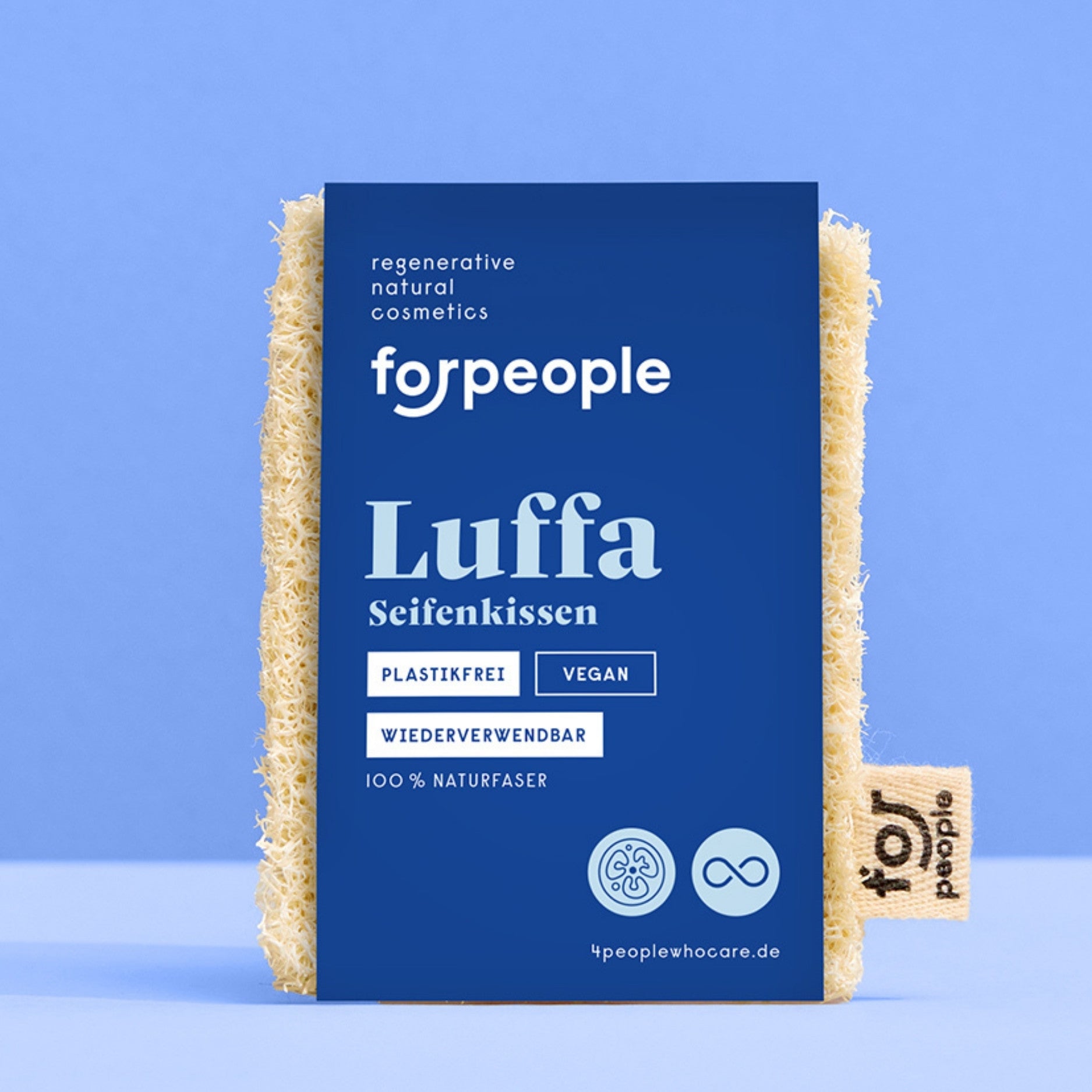 Luffa soap dish - Natural