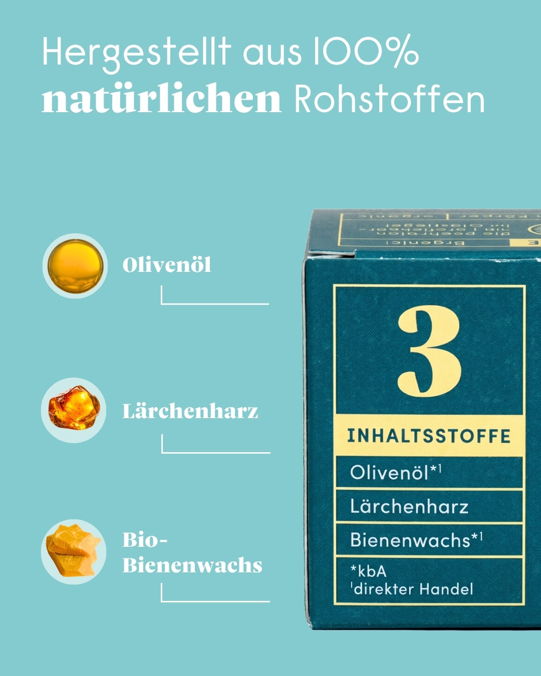 forpeople SOS Pechsalbe - Lärchenharz im Glastiegel – Anwendung
