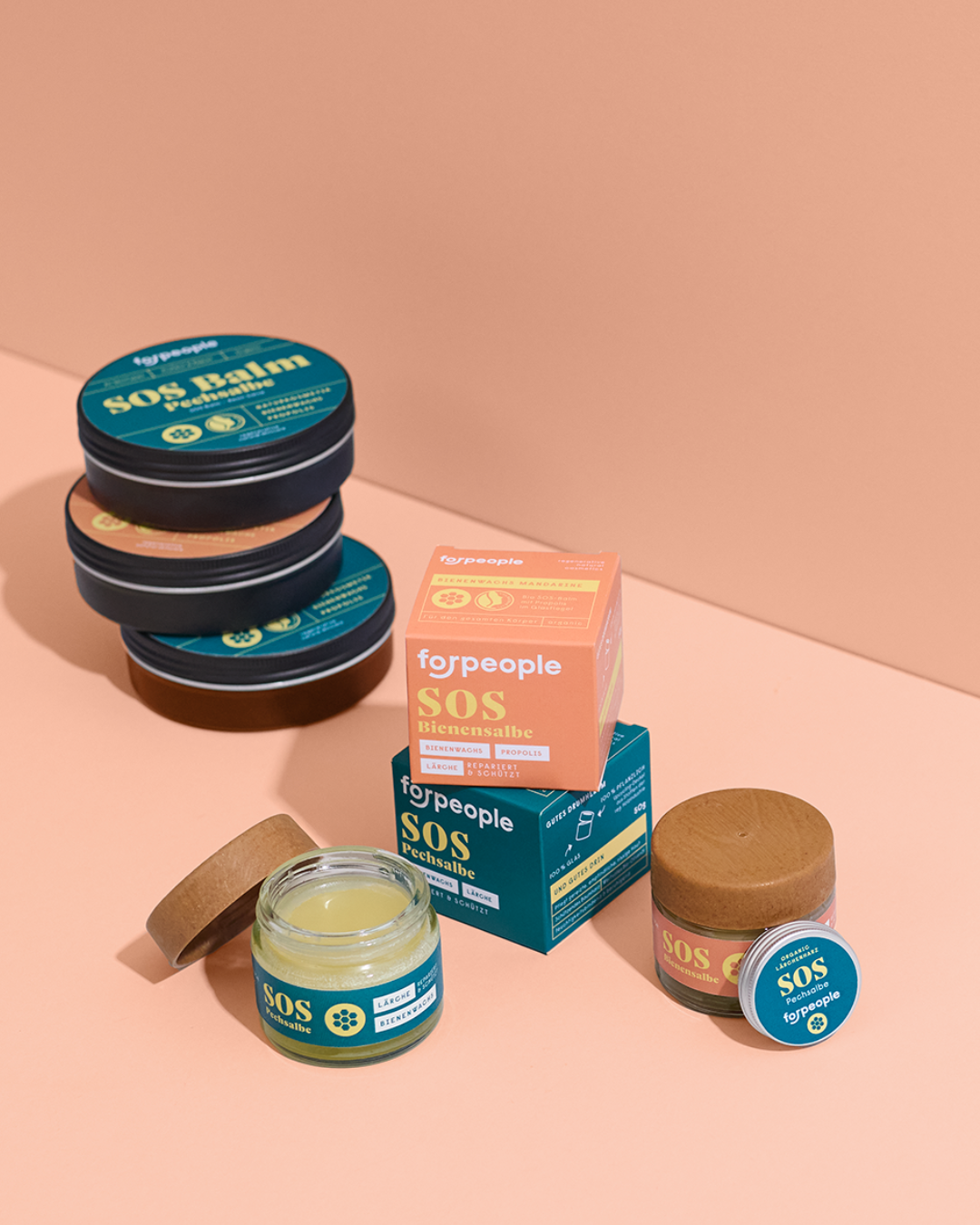 SOS Bienensalbe Lärche & Mandarine in Dose