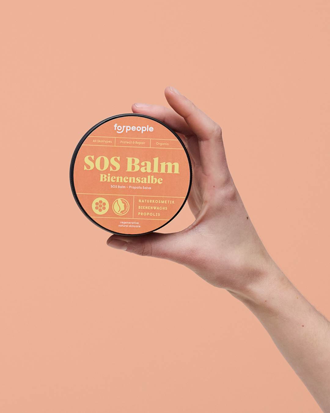 SOS Bienensalbe Lärche & Mandarine in Dose