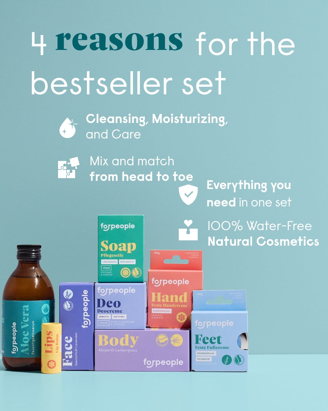 4 reasons for the forpeople bestseller set