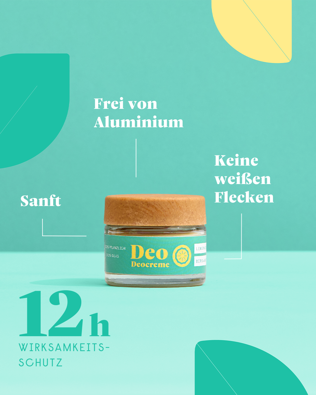 Deodorant Cream - Lemon