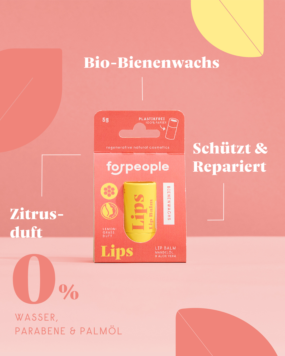 Lippenpflege - Zitronengras