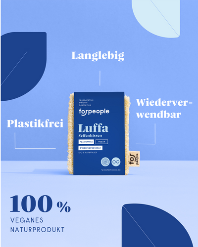 forpeople Luffa Seifenablage - Natürlich – Anwendung