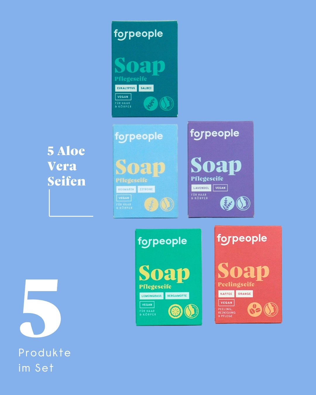 Aloe Vera Seifen Set - verschiedene Düfte