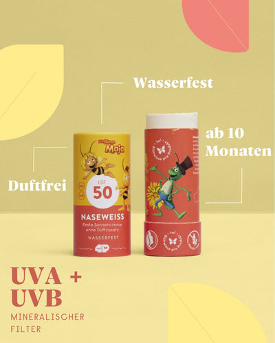 forpeople Feste Sonnencreme Biene Maja – Infografik Inhaltsstoffe & Wirkweise