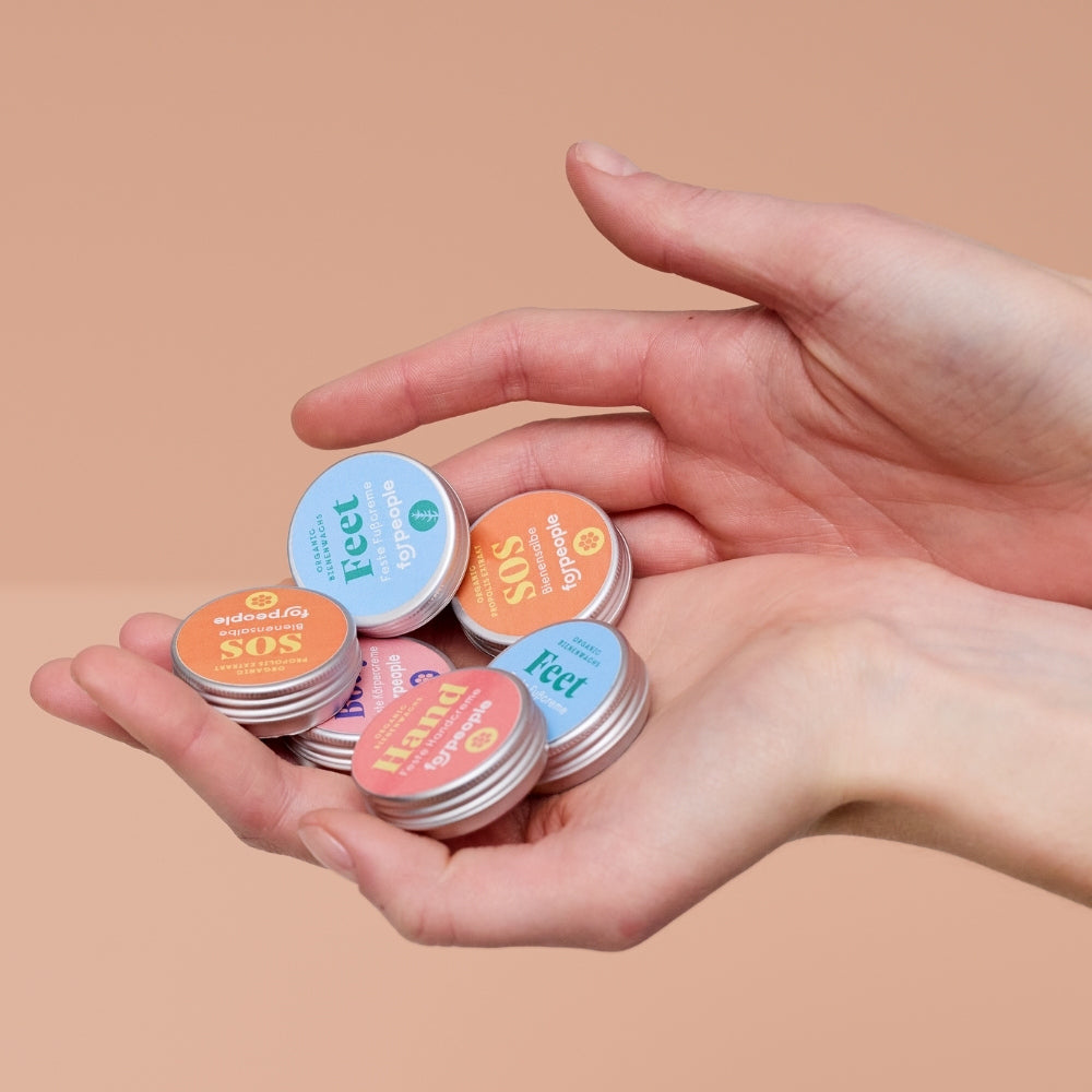 Bienensalbe Travelsize – Lärche & Mandarine in der Metalldose