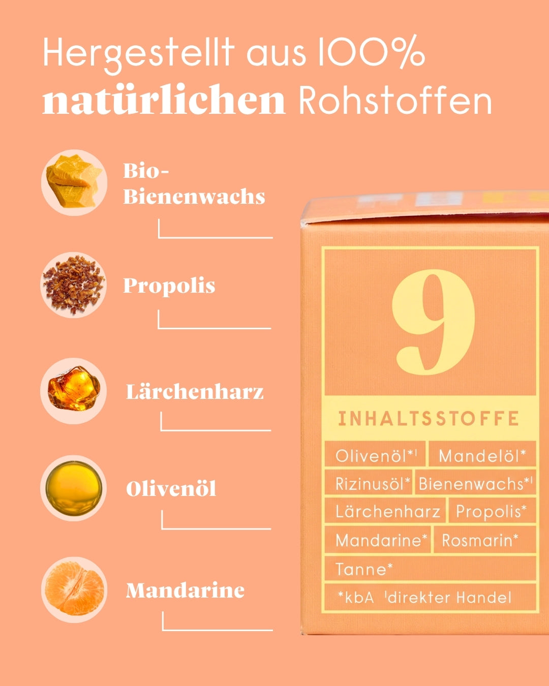forpeople Bienensalbe Lärche & Mandarine in Dose – Anwendung