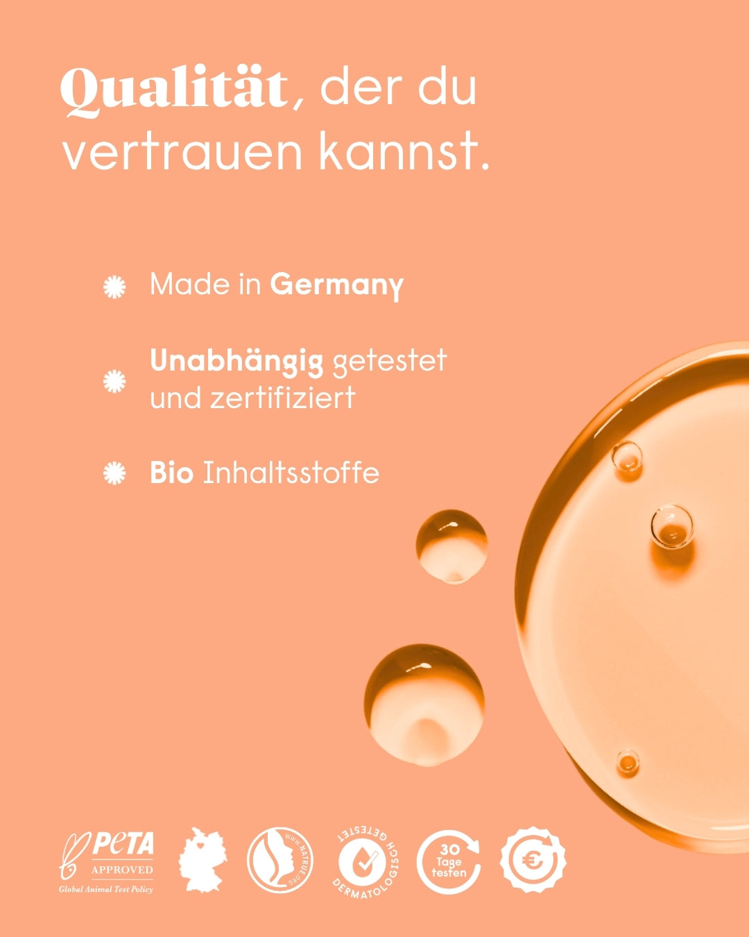 forpeople Bienensalbe Lärche & Mandarine im Glastiegel – Detailansicht
