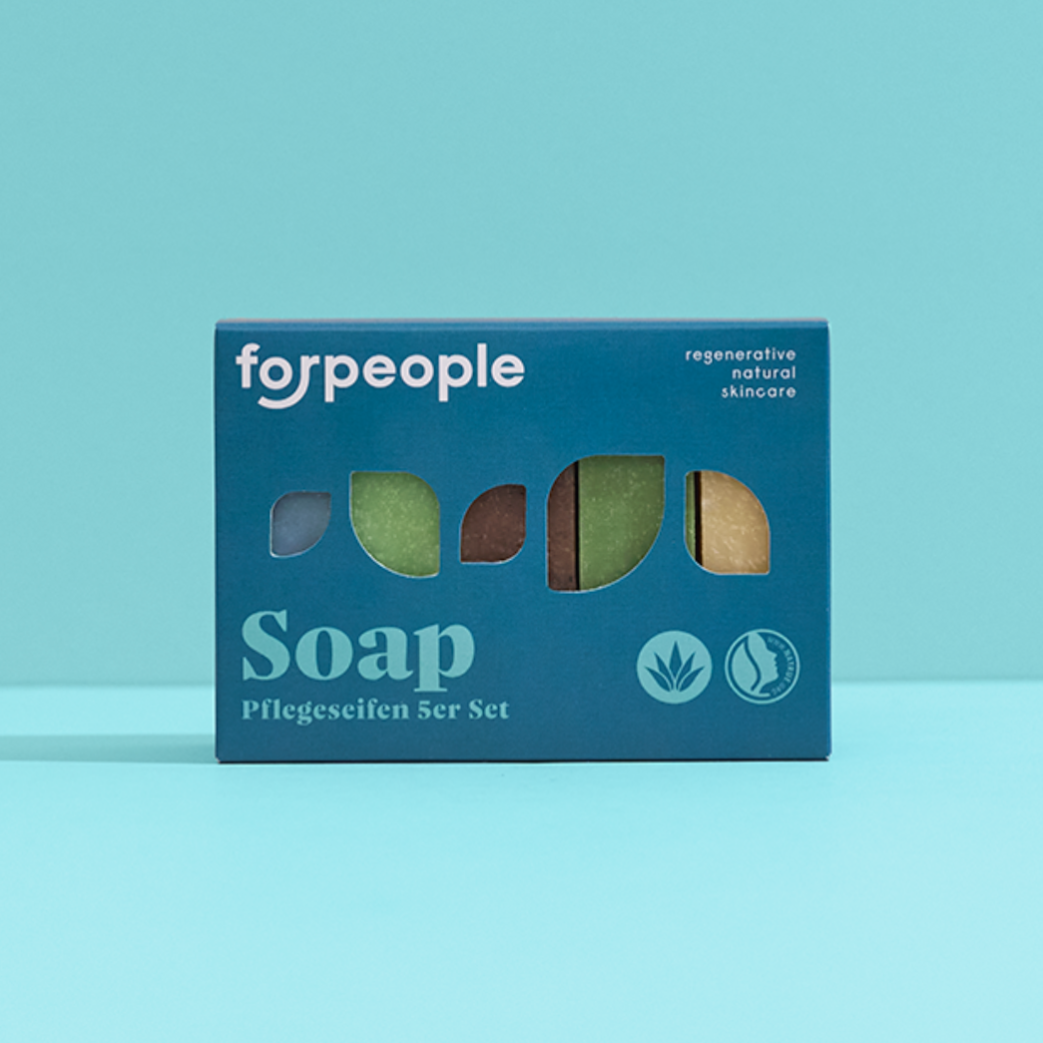 forpeople 5er Bio-Seifen Set mit Aloe Vera - verschiedene Düfte – Ansicht 8