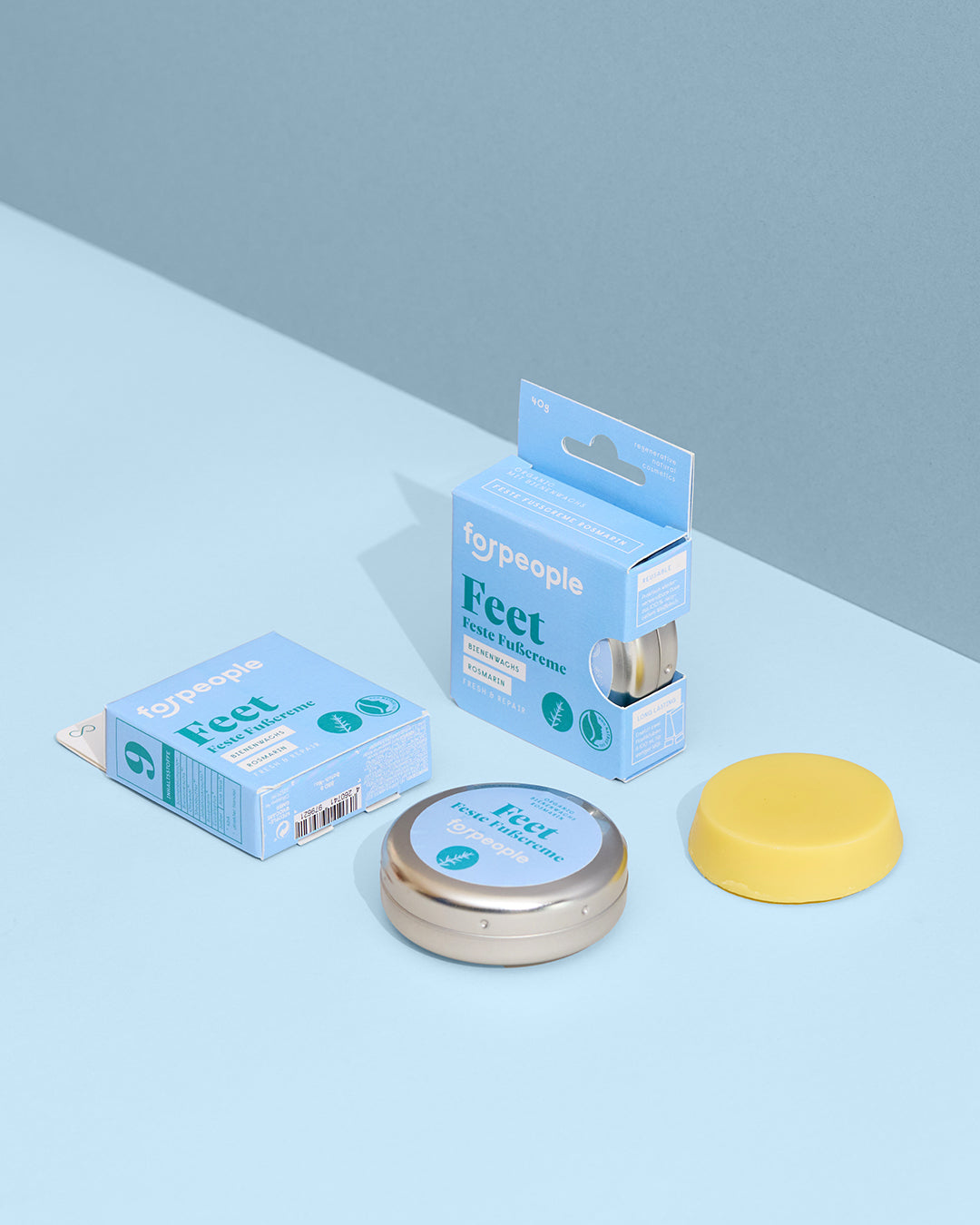 Solid foot cream set - rosemary & sage