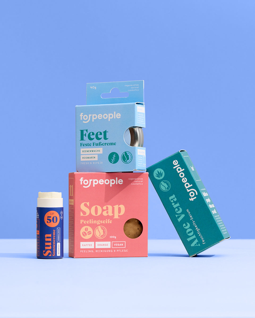 Feste Sonnencreme LSF50 Mini