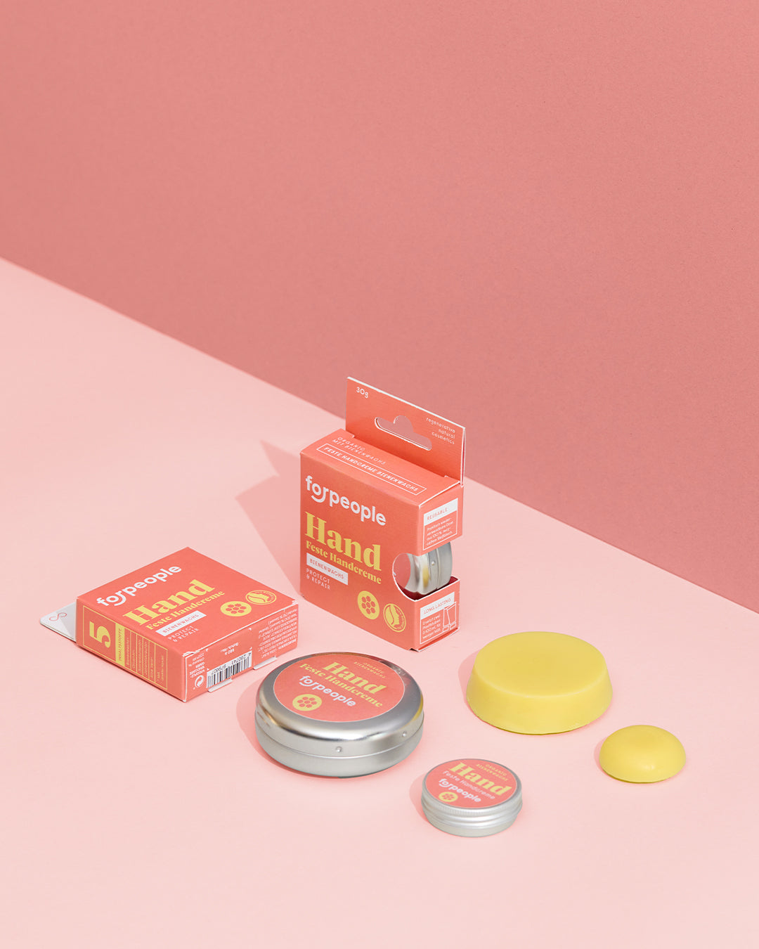 Feste Handcreme im Set - Bienenwachs