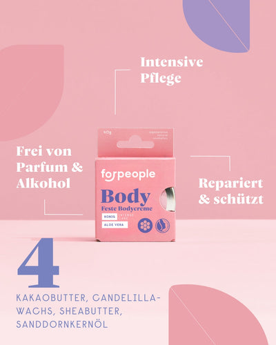 forpeople Feste Körperbutter Refiller - Bienenwachs & Aloe Vera – Bienenwachs Detailansicht