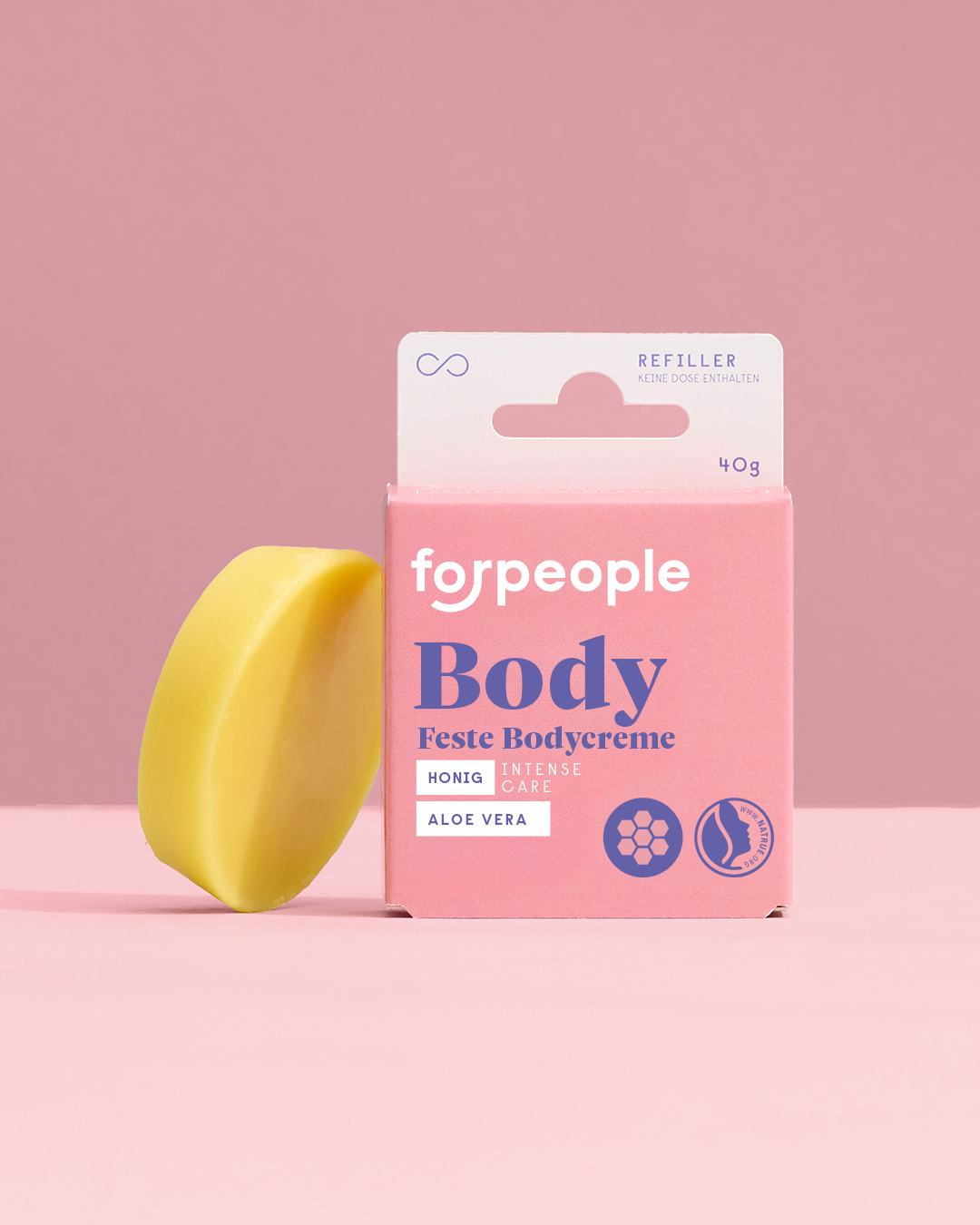 Solid Body Butter Refiller - Beeswax & Aloe Vera
