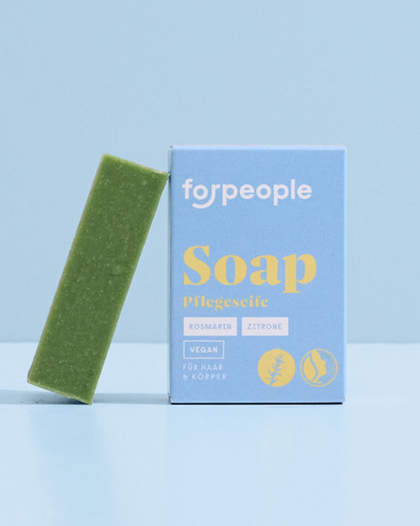 forpeople Aloe Vera Seife  -Rosmarin & Zitrone – Rosmarin Detailansicht