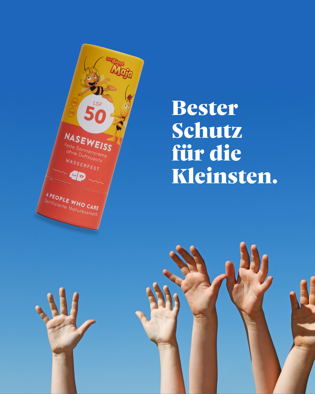 Feste Sonnencreme Biene Maja