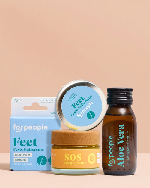Fußpflege-Set – 3 Schritte für rissige Fersen