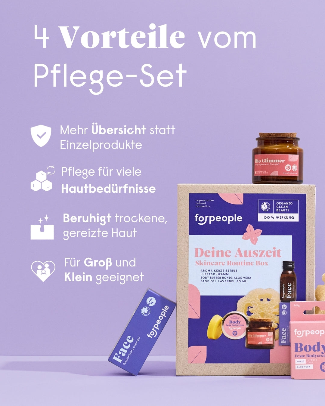 forpeople Geschenkbox Deine Auszeit – Anwendung
