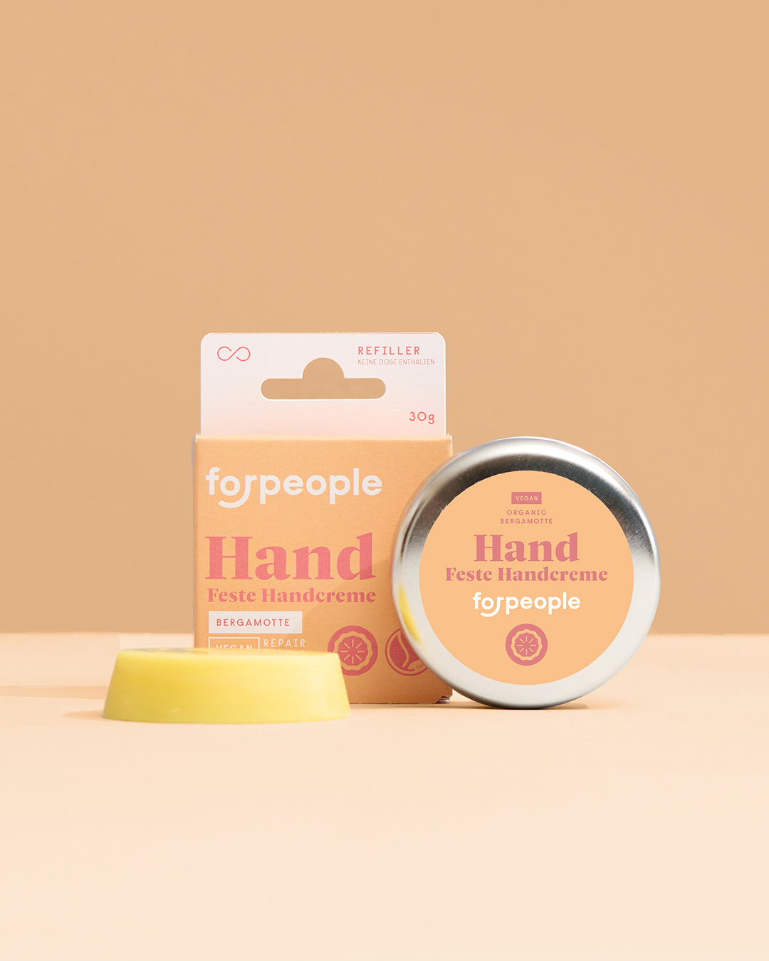 Feste vegane Handcreme Set - Bergamotte