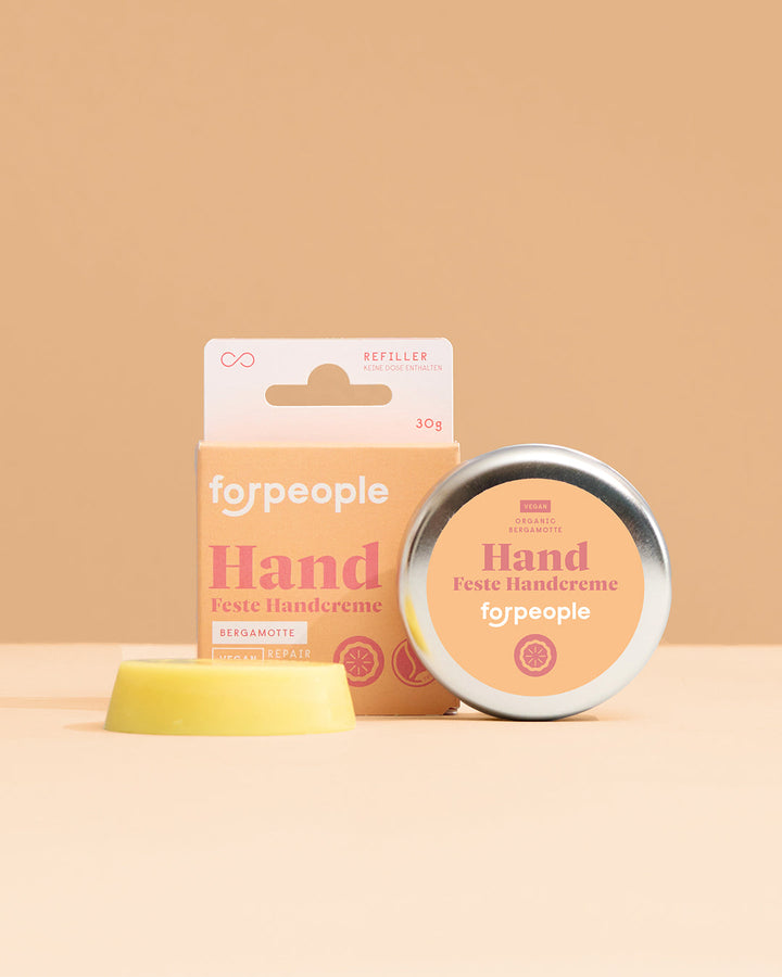 Handpflege-Set vegan – gegen trockene Hände (2× Bergamotte)