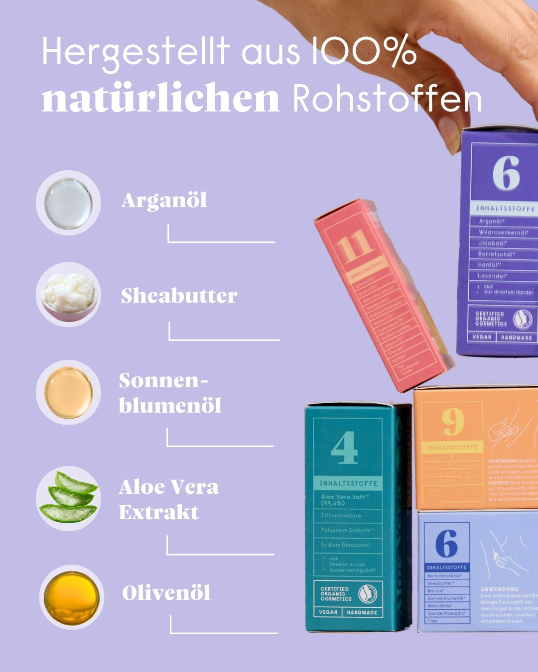 forpeople Aloe Vera Seife  - Lavendel – Lavendel Detailansicht