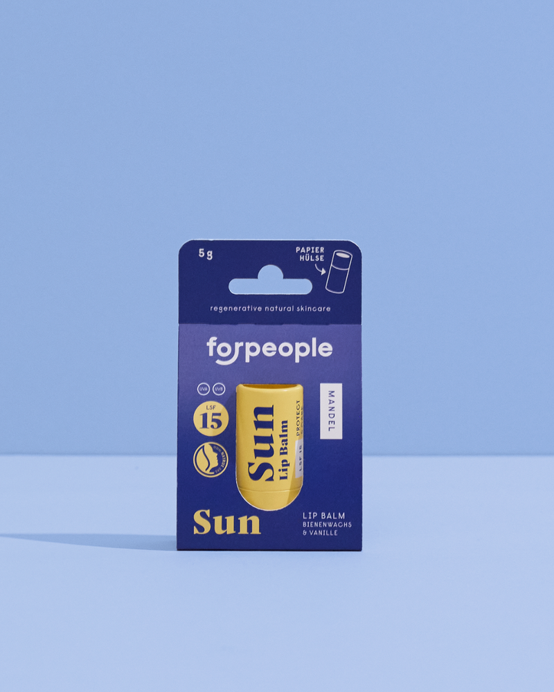 forpeople Lippenpflege - LSF15 Mandel & Vanille – Produktfoto