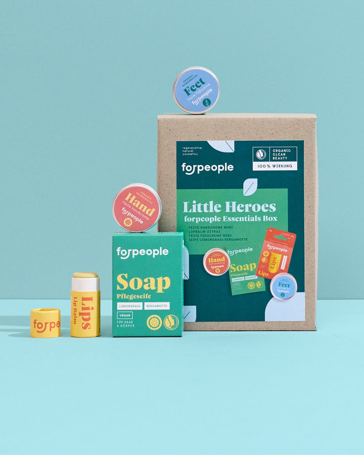 Kinder-Pflegeset „Little Heroes“ – milde Pflege für kleine Abenteurer