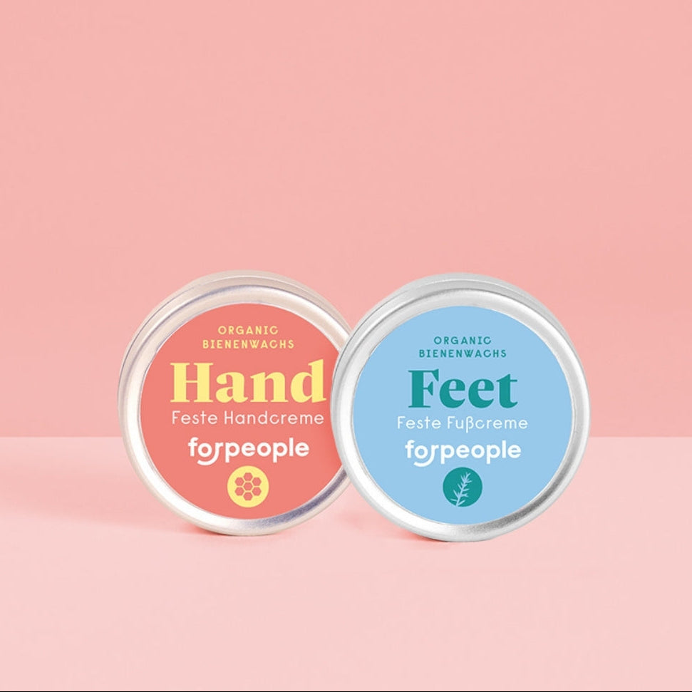 forpeople Feste Handcreme Reiseformat - Bienenwachs – Produktset Ansicht 8