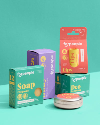 forpeople Starter Set – dein Einstieg für deine tägliche skincare – Produktfoto