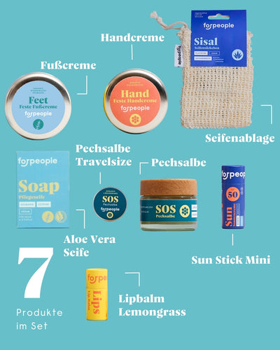 forpeople Outdoor Set – Schutz & Pflege für unterwegs – Detailansicht