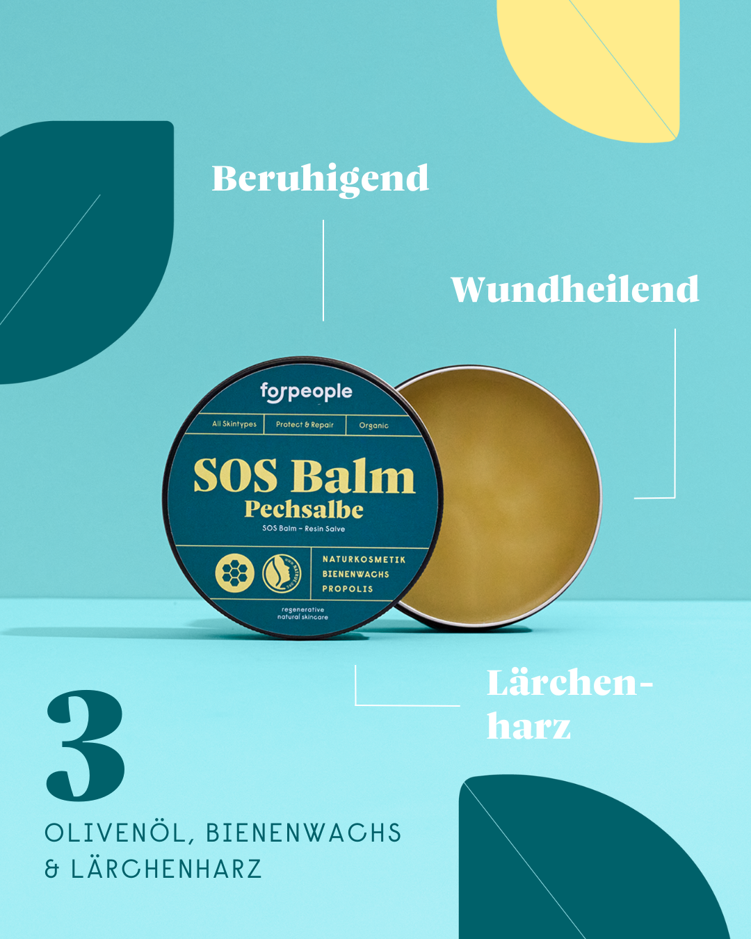 SOS Pechsalbe - Lärchenharz in Dose