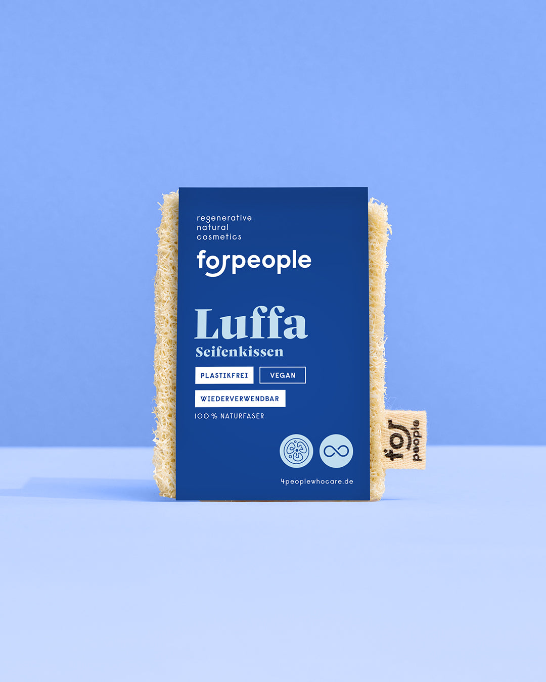 Luffa soap dish - Natural