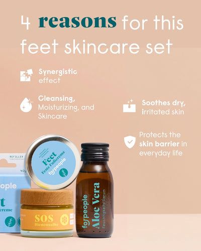 Foot Care Set – 3 Steps for Cracked Heels