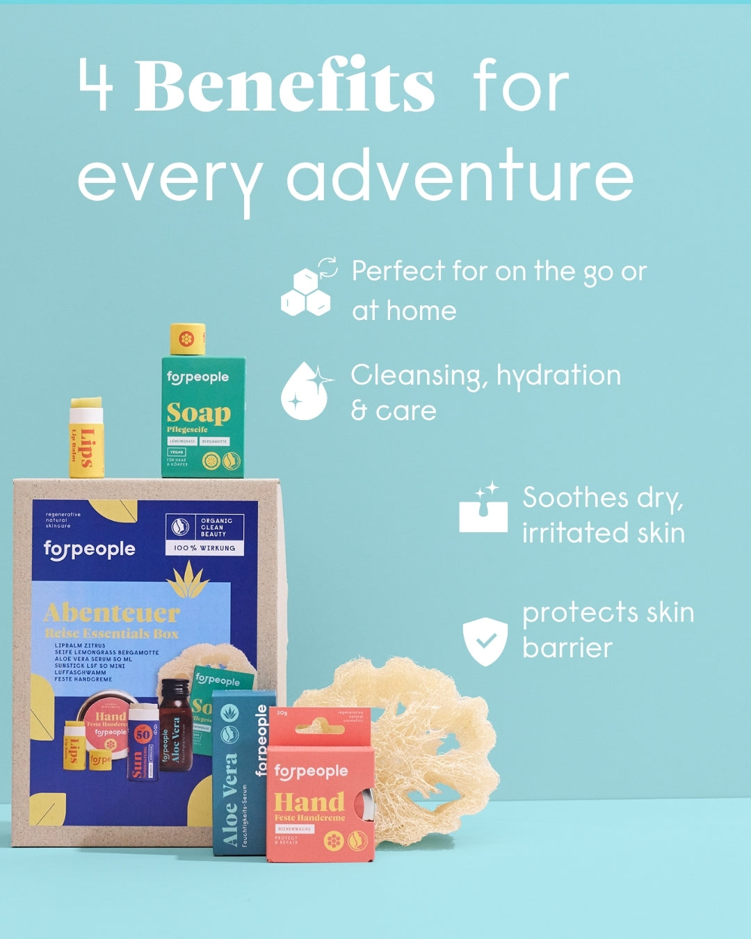 forpeople Adventure Travel Set – 4 benefits for every adventure