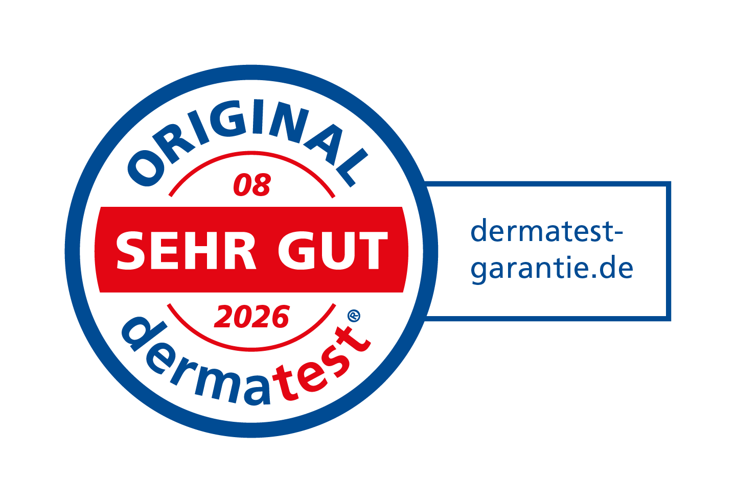Dermatest-Siegel: Original, Bewertung Sehr gut, 2026