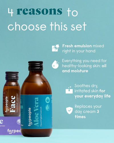 4 reasons to choose the forpeople Facial Care Set