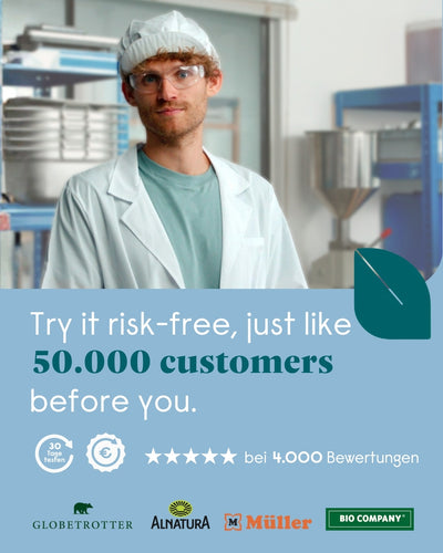 Try it risk-free, just like 50,000 customers before you