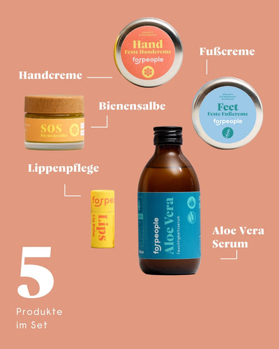 forpeople Set trockene Haut – ohne Cortison – Detailansicht