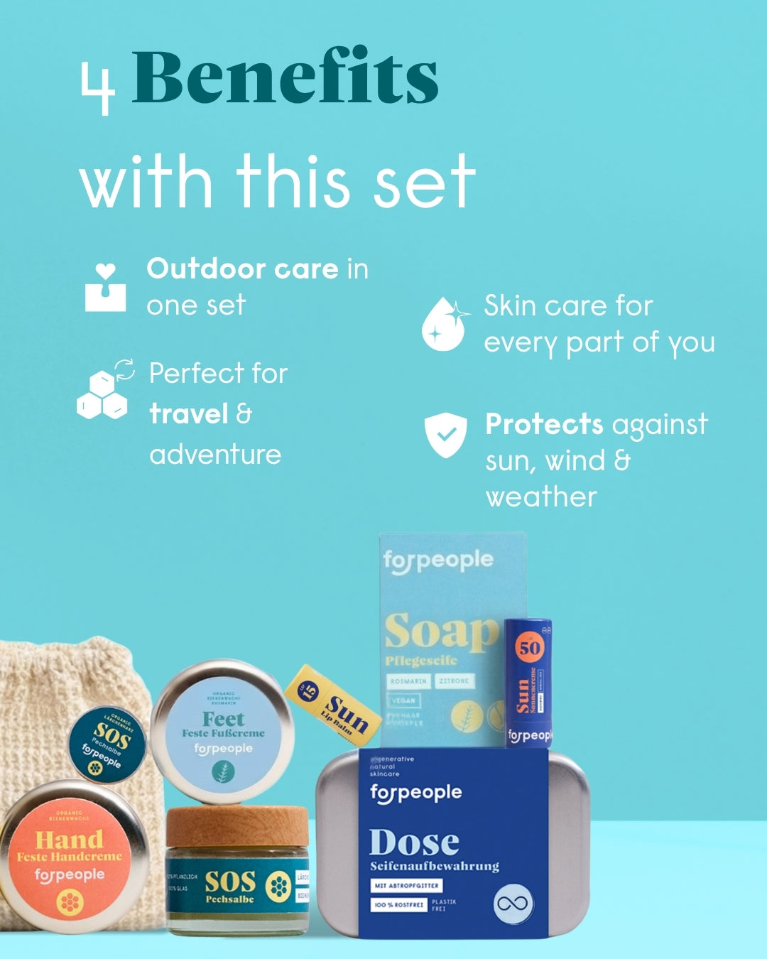 forpeople outdoor set – 4 benefits with this set