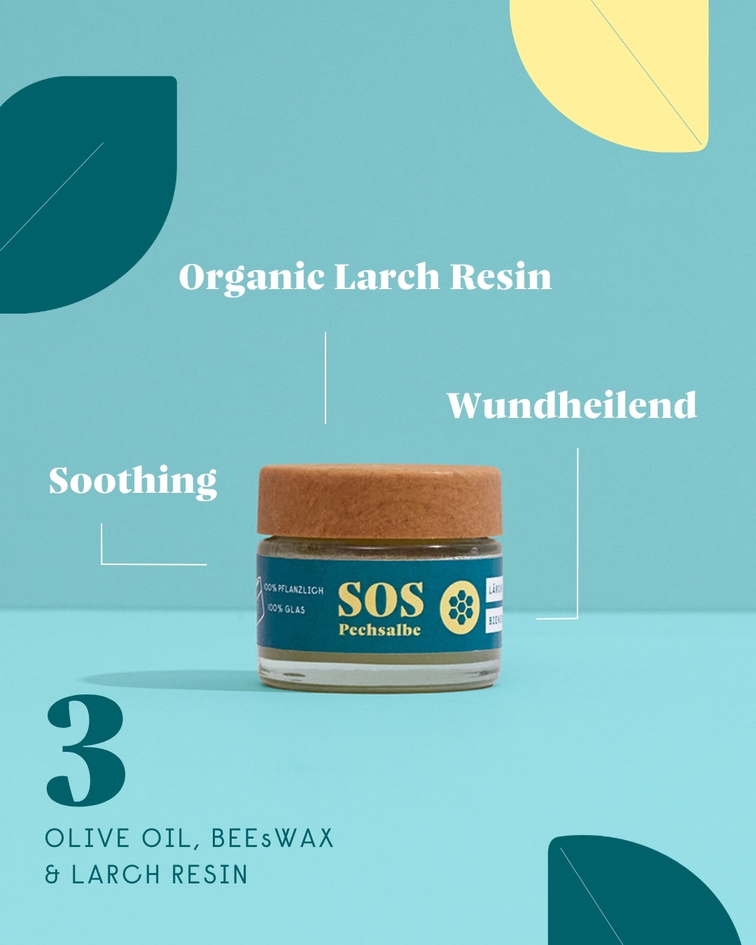 forpeople SOS Resin Balm with larch resin – key benefits and actives