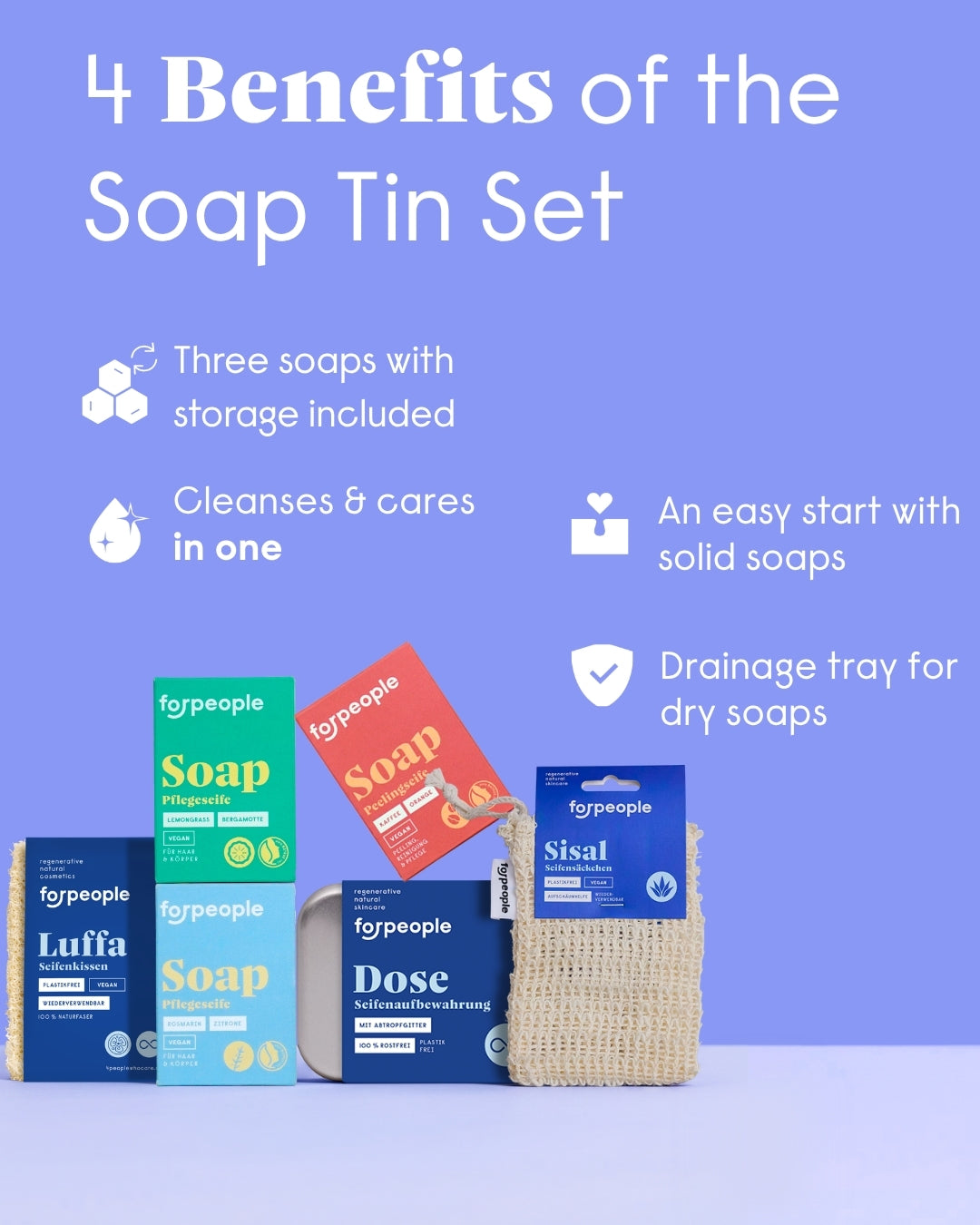 forpeople Soap Tin Travel Set – four reasons to choose this set