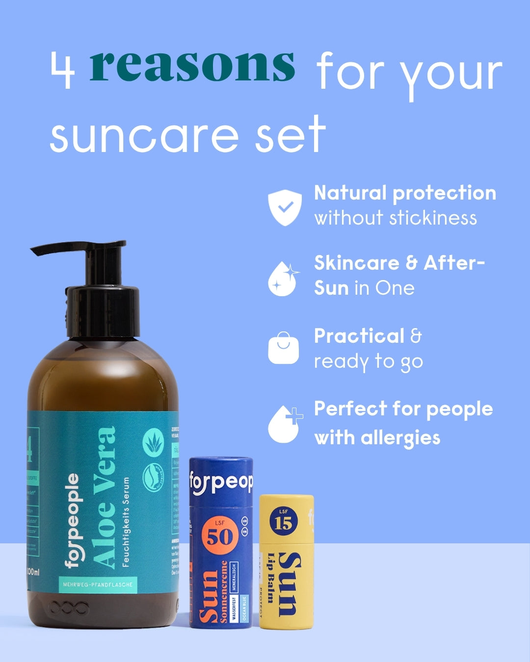 forpeople Suncare Set – 4 reasons for your suncare set
